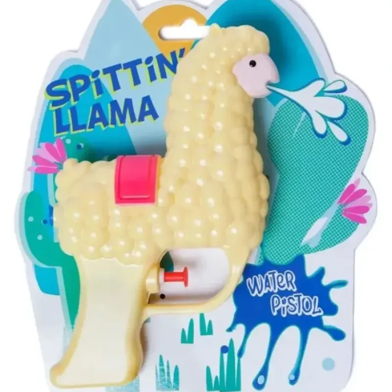Egpull<SPITTIN' LLAMA Water Pistol Squirt Gun - Funny Child Spray Soaker Kids Toy - Miniature Marvels: Airplane Models & Painted Dice