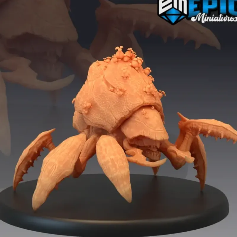 Miniature<Spore Beetle - Miniature Marvels: Airplane Models & Painted Dice