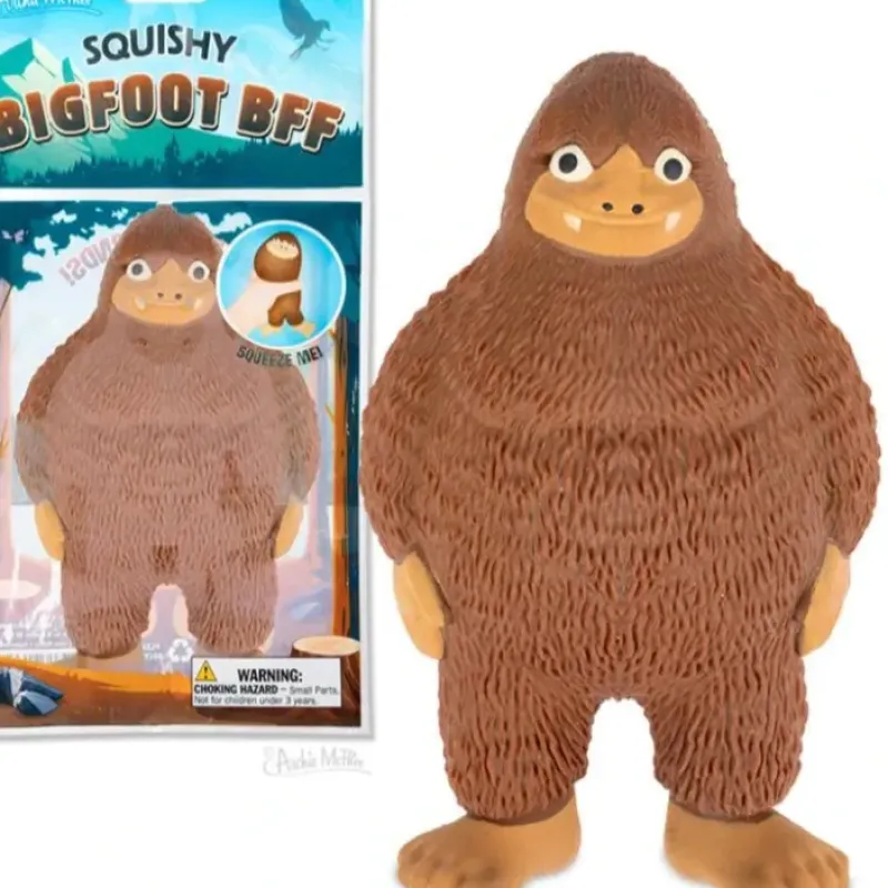 Egpull<SQUISHY BIGFOOT BFF Squish Squeezable Stress Sasquatch Figure Toy Archie McPhee - Miniature Marvels: Airplane Models & Painted Dice