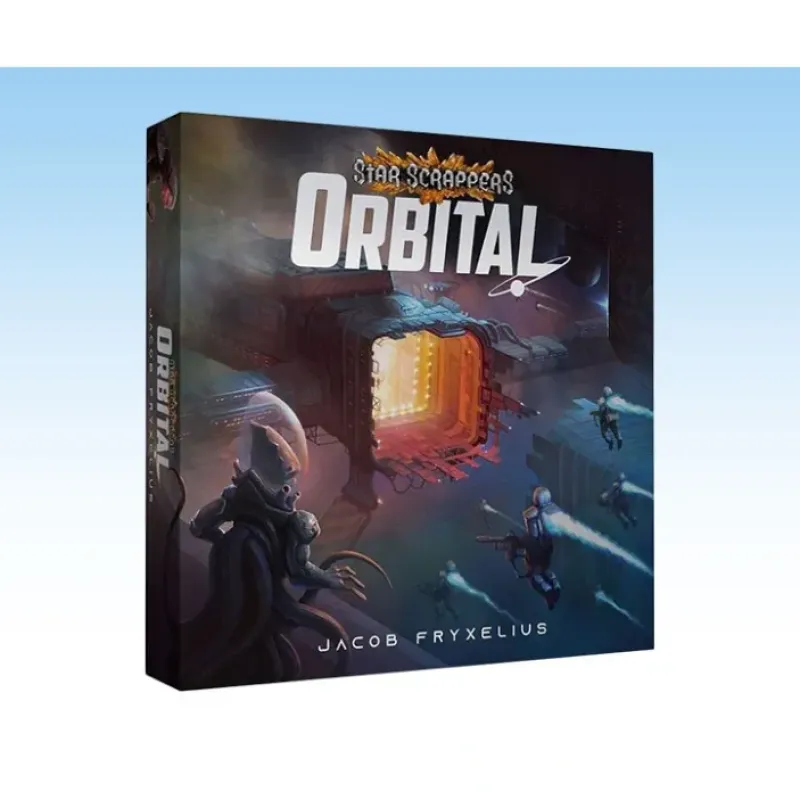 Board Game<Star Scrappers: Orbital AGS BG005 - Miniature Marvels: Airplane Models & Painted Dice