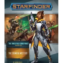 Role-playing Game<Starfinder Adventure Path #25: The Chimera Mystery (The Threefold Conspiracy 1 of 6) PZO 7225 - Miniature Marvels: Airplane Models & Painted Dice