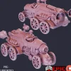 Miniature<Steam-Tech x600 Roadbuzzer - Miniature Marvels: Airplane Models & Painted Dice
