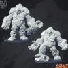 Miniature<Stone Giants - Miniature Marvels: Airplane Models & Painted Dice