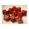 Dice<Strawberry: Speckled d10 Dice Set (10's) CHX 25104 - Miniature Marvels: Airplane Models & Painted Dice