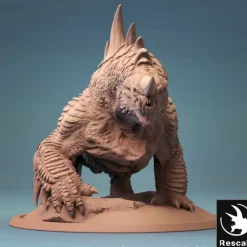 Miniature<Stygian Guard Hound - Miniature Marvels: Airplane Models & Painted Dice
