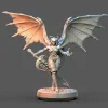 Miniature<Succubus - Miniature Marvels: Airplane Models & Painted Dice
