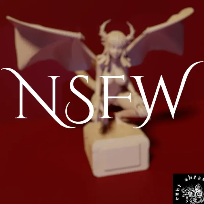 Miniature<Succubus, 28mm - Miniature Marvels: Airplane Models & Painted Dice