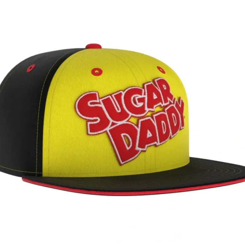 Egpull<SUGAR DADDY Snapback Hat - Retro Trucker Candy Embroidered Skater Ball Cap - Miniature Marvels: Airplane Models & Painted Dice