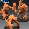 Miniature<Swamp Abominations - Miniature Marvels: Airplane Models & Painted Dice
