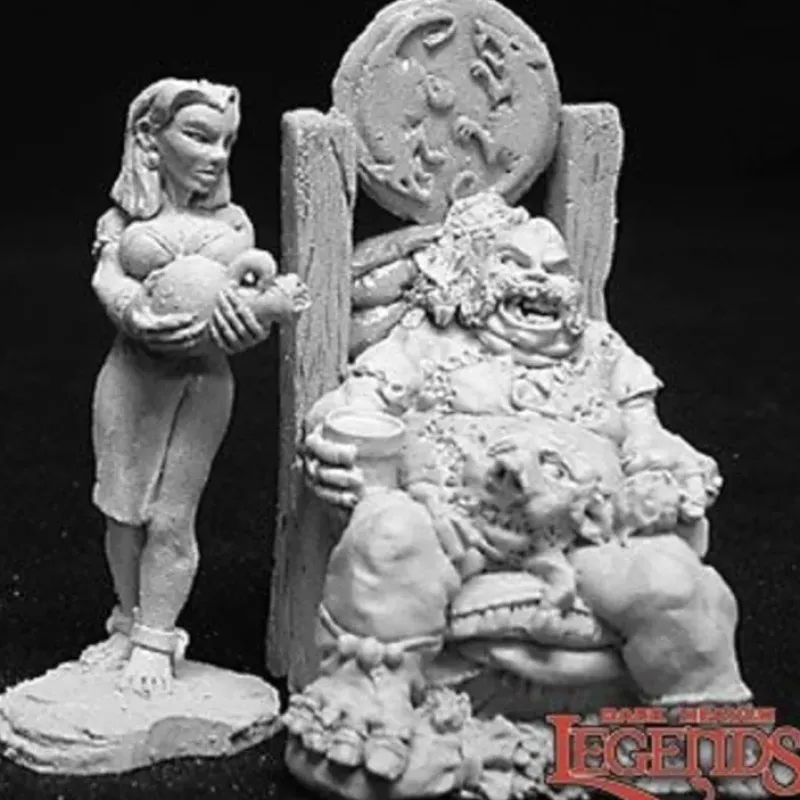 Miniature<Swine Prince & Slave: Dark Heaven Legends RPR 02727 - Miniature Marvels: Airplane Models & Painted Dice