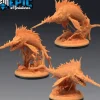 Miniature<Swordfish Set - Miniature Marvels: Airplane Models & Painted Dice