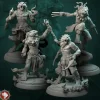 Miniature<Tabaxi - Miniature Marvels: Airplane Models & Painted Dice