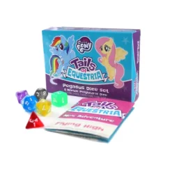 Dice<Tails of Equestria: Dice Set - Pegasus RHL 440305 - Miniature Marvels: Airplane Models & Painted Dice
