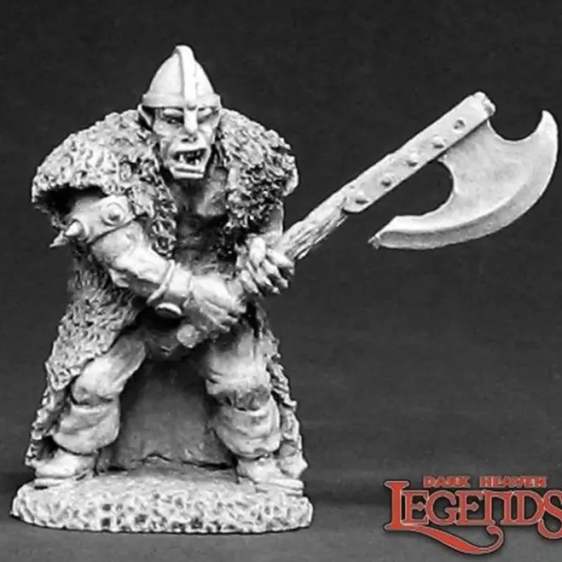 Miniature<Ta'Resk, Black Orc: Dark Heaven Legends RPR 02356 - Miniature Marvels: Airplane Models & Painted Dice