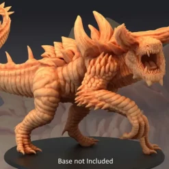 Miniature<Tarrasque - Miniature Marvels: Airplane Models & Painted Dice