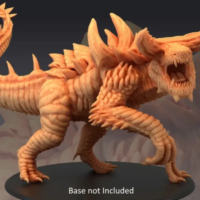 Miniature<Tarrasque - Miniature Marvels: Airplane Models & Painted Dice