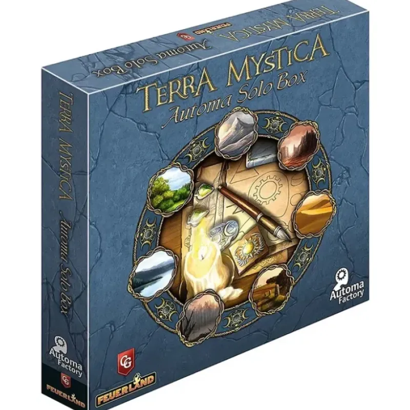Board Game<Terra Mystica: Automa Solo Box CSG TM-SOLO - Miniature Marvels: Airplane Models & Painted Dice