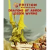 Role-playing Game<5th Edition: Dragons of Aihrde - Lesser Wyrms TLG 19334 - Miniature Marvels: Airplane Models & Painted Dice