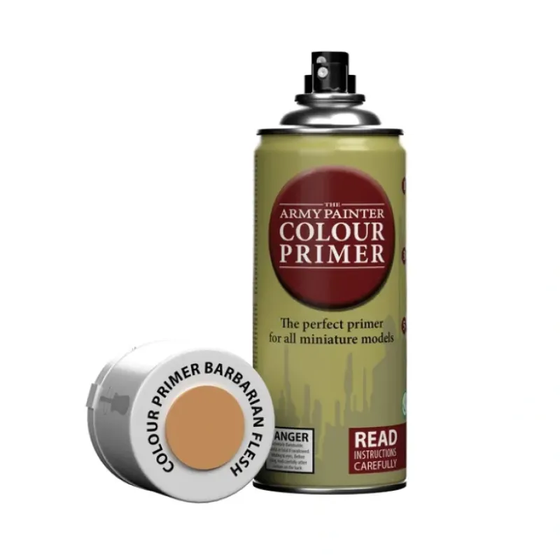 Paint<The Army Painter - Colour Primer: Barbarian Flesh - Miniature Marvels: Airplane Models & Painted Dice