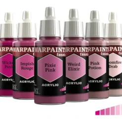 Paint<The Army Painter - Warpaints Fanatic: Pinks - Miniature Marvels: Airplane Models & Painted Dice