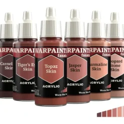 Paint<The Army Painter - Warpaints Fanatic: Warm Skin Tones Flexible Triad - Miniature Marvels: Airplane Models & Painted Dice