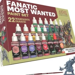 Paint<The Army Painter - Warpaints Fanatic: Most Wanted Set - Combo - Miniature Marvels: Airplane Models & Painted Dice