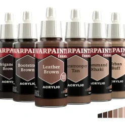 Paint<The Army Painter - Warpaints Fanatic:Browns Flexible Triad - Miniature Marvels: Airplane Models & Painted Dice