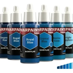 Paint<The Army Painter - Warpaints Fanatic: Vivid Blues - Miniature Marvels: Airplane Models & Painted Dice