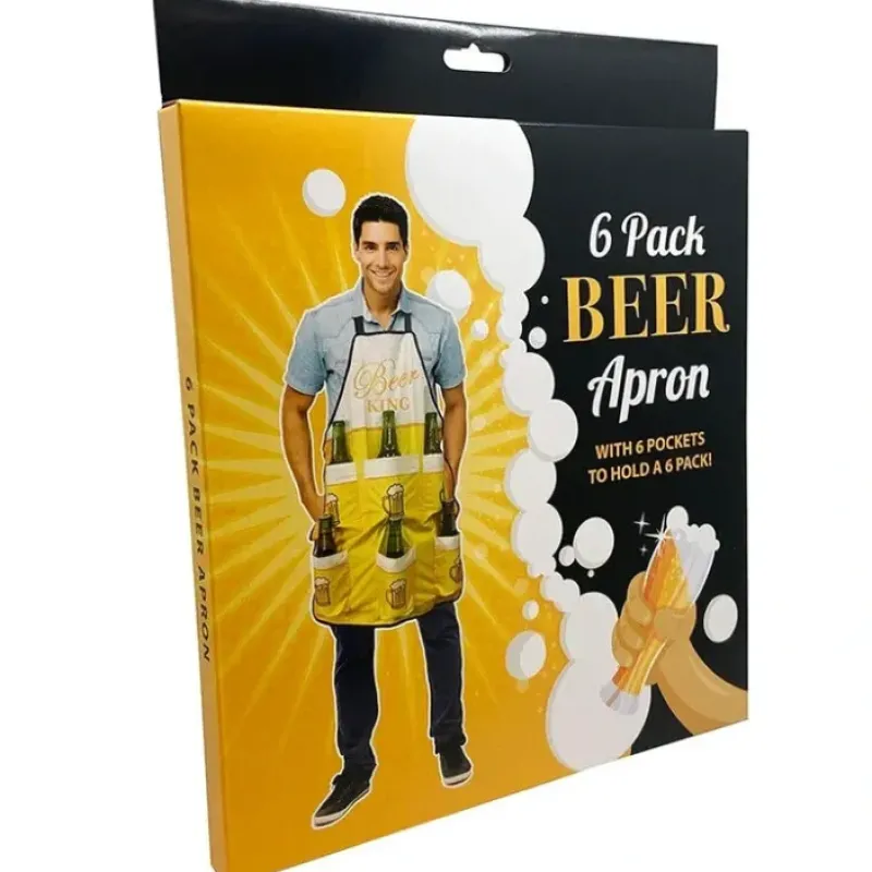 Egpull<The Beer Apron King Apron - Holds 6 Beers! Fun BBQ Summer Man Cave Novelty Gift - Miniature Marvels: Airplane Models & Painted Dice