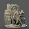 Miniature<The Emperor Tarot - Miniature Marvels: Airplane Models & Painted Dice