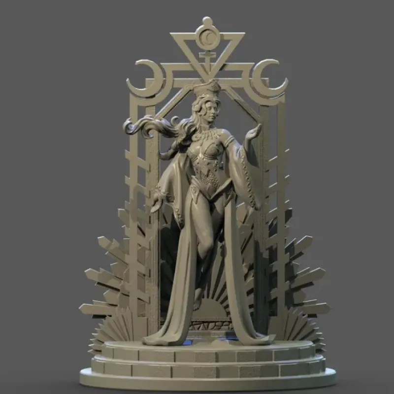 Miniature<The Hight Priestess Tarot - Miniature Marvels: Airplane Models & Painted Dice