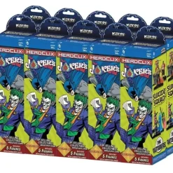 Miniature<The Joker's Wild! (Booster Brick)(10): DC Comics HeroClix WZK 72504 - Miniature Marvels: Airplane Models & Painted Dice