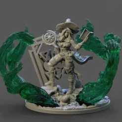 Miniature<The Magician Tarot - Miniature Marvels: Airplane Models & Painted Dice
