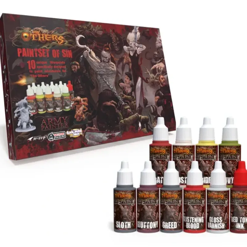 Paint<The Others Paint Set: License Warpaints TAP WP8010 - Miniature Marvels: Airplane Models & Painted Dice