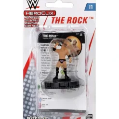 Miniature<The Rock Expansion Pack: WWE HeroClix WZK 73899 - Miniature Marvels: Airplane Models & Painted Dice