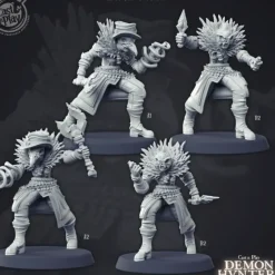 Miniature<The Sorcerer - Miniature Marvels: Airplane Models & Painted Dice