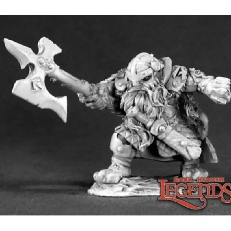 Miniature<Thorvald, Dwarf Hero: Dark Heaven Legends RPR 03386 - Miniature Marvels: Airplane Models & Painted Dice