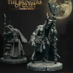 Miniature<Tiefling Cleric Of Martyron - Miniature Marvels: Airplane Models & Painted Dice