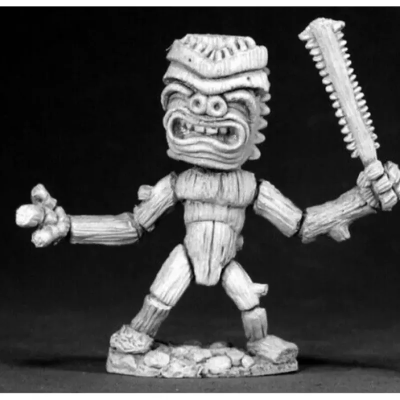 Miniature<Tiki, Wood Golem: Dark Heaven Legends RPR 02598 - Miniature Marvels: Airplane Models & Painted Dice