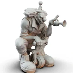 Miniature<Tiny, The Clown - Miniature Marvels: Airplane Models & Painted Dice