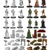 Miniature<Towns People - Castle: WizKids Deep Cuts WZK 90096 - Miniature Marvels: Airplane Models & Painted Dice