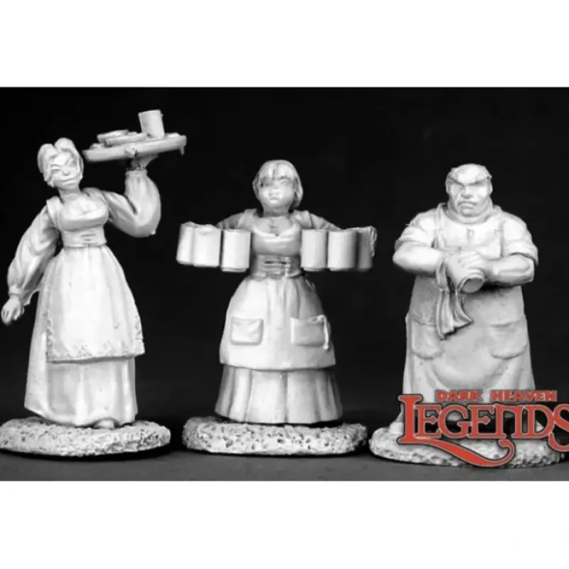 Miniature<Townsfolk I: Dark Heaven Legends RPR 02583 - Miniature Marvels: Airplane Models & Painted Dice