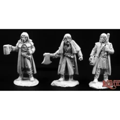 Miniature<Townsfolk Of Dreadmere - Mercenaries (3): Dark Heaven Legends RPR 03793 - Miniature Marvels: Airplane Models & Painted Dice