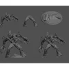 Miniature<Treant Soldier - Miniature Marvels: Airplane Models & Painted Dice