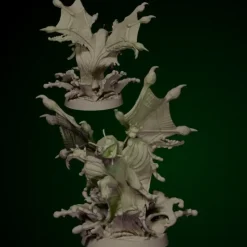 Miniature<Tree frog Familiar - Miniature Marvels: Airplane Models & Painted Dice