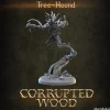 Miniature<Tree Hound, Jumping - Miniature Marvels: Airplane Models & Painted Dice