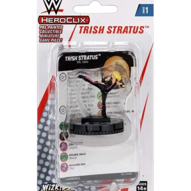 Miniature<Trish Stratus Expansion Pack: WWE HeroClix WZK 73918 - Miniature Marvels: Airplane Models & Painted Dice