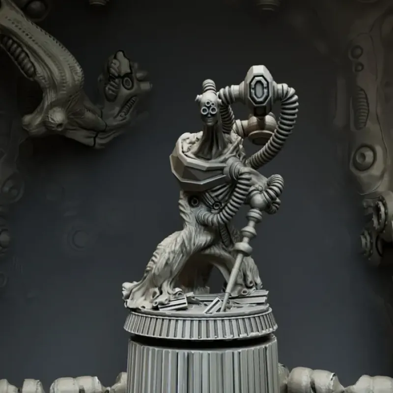 Miniature<Trooper Slug - Miniature Marvels: Airplane Models & Painted Dice