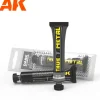 Paint<True Metal: Dark Aluminium LTG AK-456 - Miniature Marvels: Airplane Models & Painted Dice