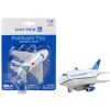 Airplane Model<TT523-2 UNITED PULLBACK W/LIGHT & SOUND - Miniature Marvels: Airplane Models & Painted Dice